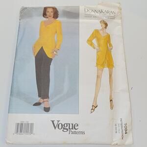 Donna Karan New York Vintage Vogue 1094 Sewing Pattern 12-14-1618